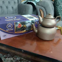 کتری قوری بسیار کمکار همراه کارتون