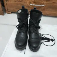 نیم بوت چرم زنانه