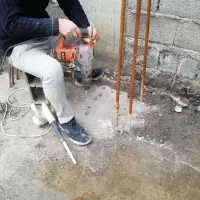 مقاوم سازی کاشت میلگرد الیاف کربن|خدمات پیشه و مهارت|رشت, معلم|دیوار