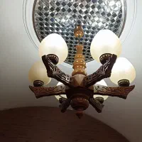 لوستر چوبی