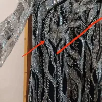 لباس مجلسی پنل سنگی جواهر دوزی|لباس|سهند, |دیوار