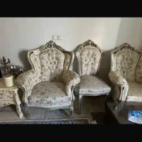 مبل سلطنتی ۹ نفر|مبلمان خانگی و میز عسلی|شیراز, صاحب الزمان|دیوار