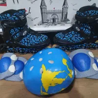 اسکیت حرفه ای با همه لوازم