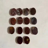 پک ۱۴ عددی سنگ عقیق جاسپر