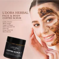 اسکراب قهوه صورت و بدن لدورا با تخفیف ویژه