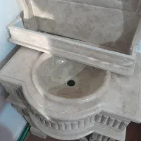 روشویی سنگی دوپایه|لوازم سرویس بهداشتی|آذرشهر, |دیوار