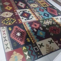 گلیم آشپزخونه پرزدار درحد نو