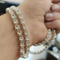زنجیر نقره چینابی یزدی