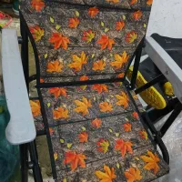 صندلی تاشو مسافرتی نشینمن و پشتی فوم دار