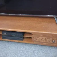 زیرتلویزیون چوبی پادری آون توستر|میز تلویزیون|قدس, شهر‌قدس|دیوار