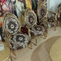 مبلنان سلطنتی9نفره  چوب روس اصل|مبلمان خانگی و میز عسلی|اهواز, فرهنگ شهر|دیوار