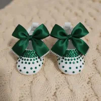 پاپوش نوزاد دست دوز ضد حساسیت زیبا|کیف، کفش، کمربند|ساری, |دیوار