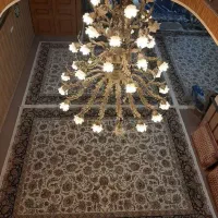 لوستر عتیقه تمام برنج