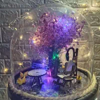 گوی شیشه ای|گل مصنوعی|ساوه, |دیوار