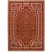 فرش طرح درخت زندگی (۹ متری)