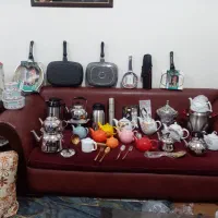 وسایل زیاد همه صفر و آکبند|ظروف سرو و پذیرایی|رشت, ساغری سازان|دیوار