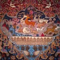 فرش دستباف کاشمر تخت جمشید|فرش|تهران, سجاد|دیوار