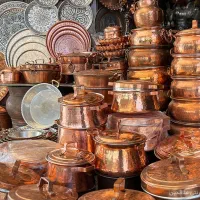 خریدار فروش ظروف مسی روحی برنز برنج دیگ قابلمه مس