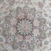 دوتخته فرش ماشینی گل برجسته ۱۲۰۰شانه