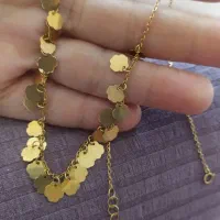 گردنی طلا و  گوشواره طلای دخترانه نونو|جواهرات|اردبیل, |دیوار