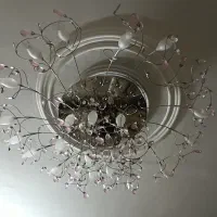 لوستر|لوستر و چراغ آویز|ری, حمزه‌آباد|دیوار