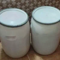 بشکه پلاستیکی درب تسمه دار