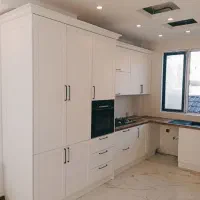 طراحی و اجرای کابینت نئوکلاسیک با رنگ پلی اورتان|مصالح و تجهیزات ساختمان|رودهن, |دیوار