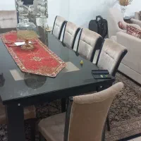 مبل ومیز نهار خوری ۱۰نفره|مبلمان خانگی و میز عسلی|خرمدره, |دیوار