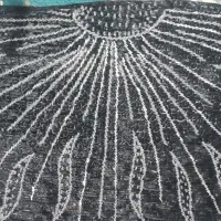 شال مخمل جواهردوزی شده