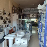 شیرآلات روشویی شیر حمام توالت سنگ  لوله  آینه دوش