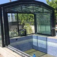 اجرای سقف متحرک بازشو شیشه ای و پارچه‌ای|خدمات پیشه و مهارت|شیراز, سینما سعدی|دیوار