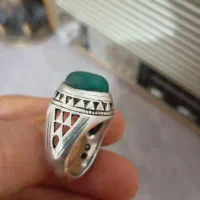 انگشتر نقره با سنگ اصل قیمت توافقی