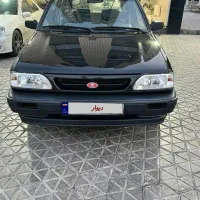 پراید هاچ بک کره ای ۸۶ بی رنگ شاسی سالم زیر خاکی