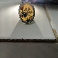 سه عدد انگشتر شجر عقیق سبز عقیق یمنی