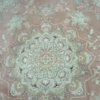 ۳ تخته فرش کرم گل بهی ۱۲متری