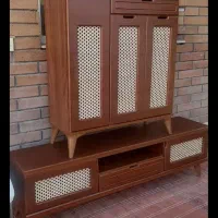 ست اینه کنسول.میز تی وی.جاکفشی.کد ۲۲۵|بوفه، ویترین، کنسول|قدس, شهرقدس|دیوار