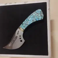 چاقو فیروزه کوب|کلکسیون اشیاء عتیقه|قوچان, |دیوار