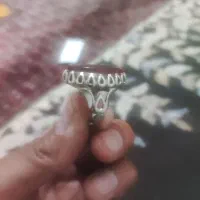 انگشتر عقیق سرخ باخط زیبا