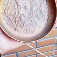 دیوار کوب برنجی تمام قلم قدیمی