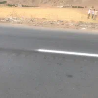 زمین ۲۵۰۰ متر سراب چنگای پشت جاده