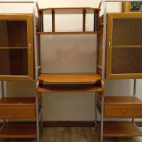 میز کامپیوتر با کتابخانه  ترک