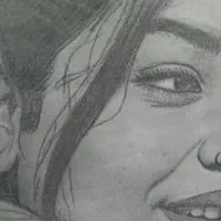 طراحی چهره سیاه قلم|تابلو، نقاشی، عکس|رشت, کوی مهر|دیوار