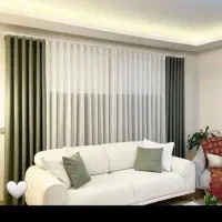 پرده مینیمال آماده حریر زیر قیمت*نو* به تعدادمحدود|پرده، رانر، رومیزی|تهران, عبدل‌آباد|دیوار