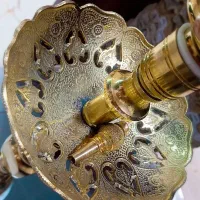 قلیان برنجی توپر سنگین|کلکسیون و سرگرمی|سراب, |دیوار