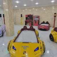 تخت ماشینی لوکس مناسب کودک تا ۲۰ سال