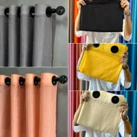 پرده آماده حریر بافتار