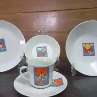 سرویس ۵ پارچه نوزاد به همراه اشانتیون