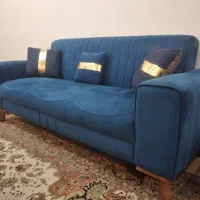 مبل راحتی ۵ نفره نیم ست در حد نو