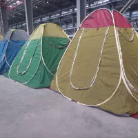 چادر مسافرتی دو زیپ طرح پاییزی جنس ضد آب نسوز