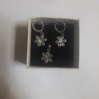 گوشواره ی نقره و مصنوعی|جواهرات|تبریز, |دیوار